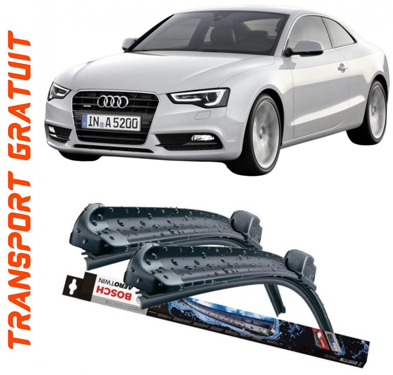 Stergatoare auto dedicat cu masina AUDI A5