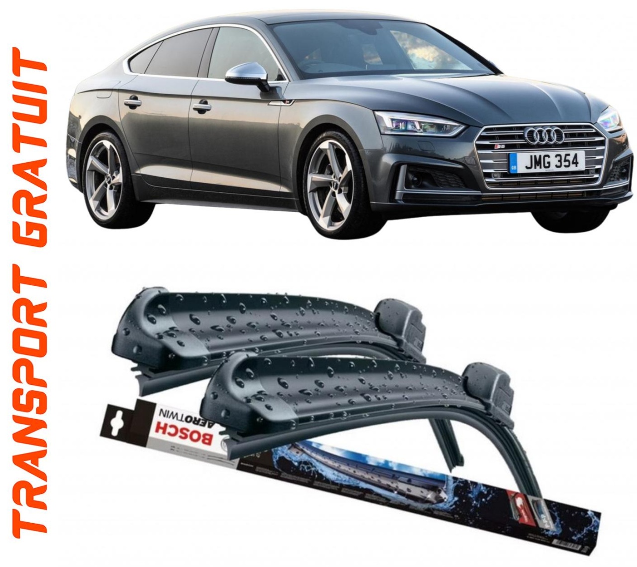 Stergatoare auto dedicat cu masina AUDI S5