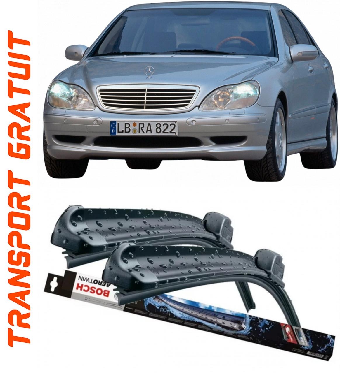 Stergatoare auto dedicat cu masina Mercedes S