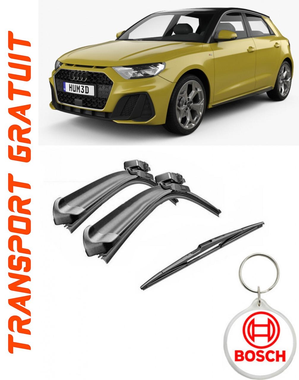 Stergatoare auto dedicat cu masina AUDI A1