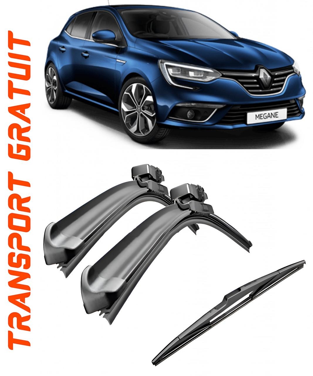 Stergatoare auto dedicat cu masina Renault Megane