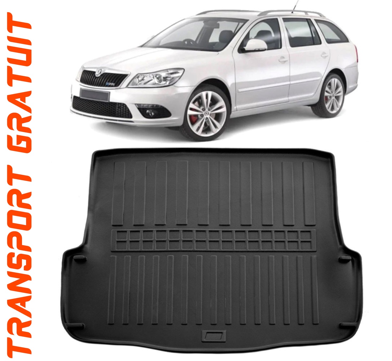 Tavita portbagaj auto dedicata pentru haionul masinii tale SKODA Octavia II