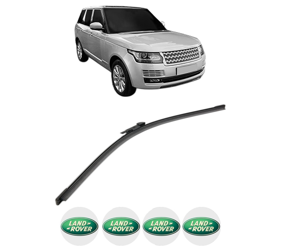 Stergator lamela spate LAND ROVER RANGE ROVER IV (L405) din 2012 - 2021, pentru luneta auto, Bosch Aerotwin, din cauciuc siliconat rezistent, 4 Stickere Auto LAND ROVER