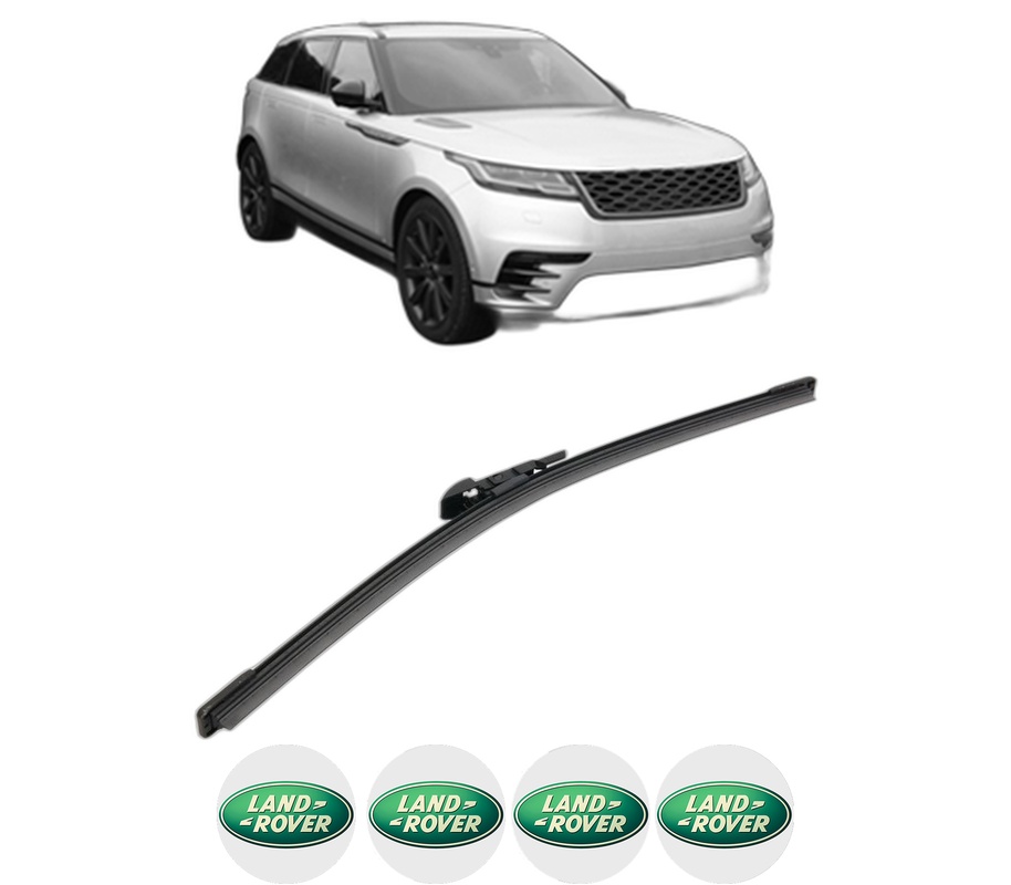 Stergator lamela spate LAND ROVER RANGE ROVER VELAR (L560) din 2017, pentru luneta auto, Bosch Aerotwin, din cauciuc siliconat rezistent, 4 Stickere Auto LAND ROVER
