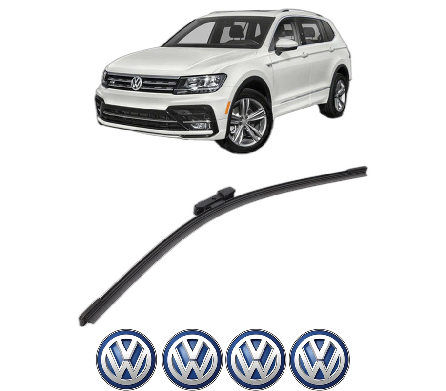 Stergator lamela spate Volkswagen TIGUAN (AD1, AX1) din 2016 - 2024, pentru luneta auto, Bosch Aerotwin, din cauciuc siliconat rezistent, 4 Stickere Auto VW