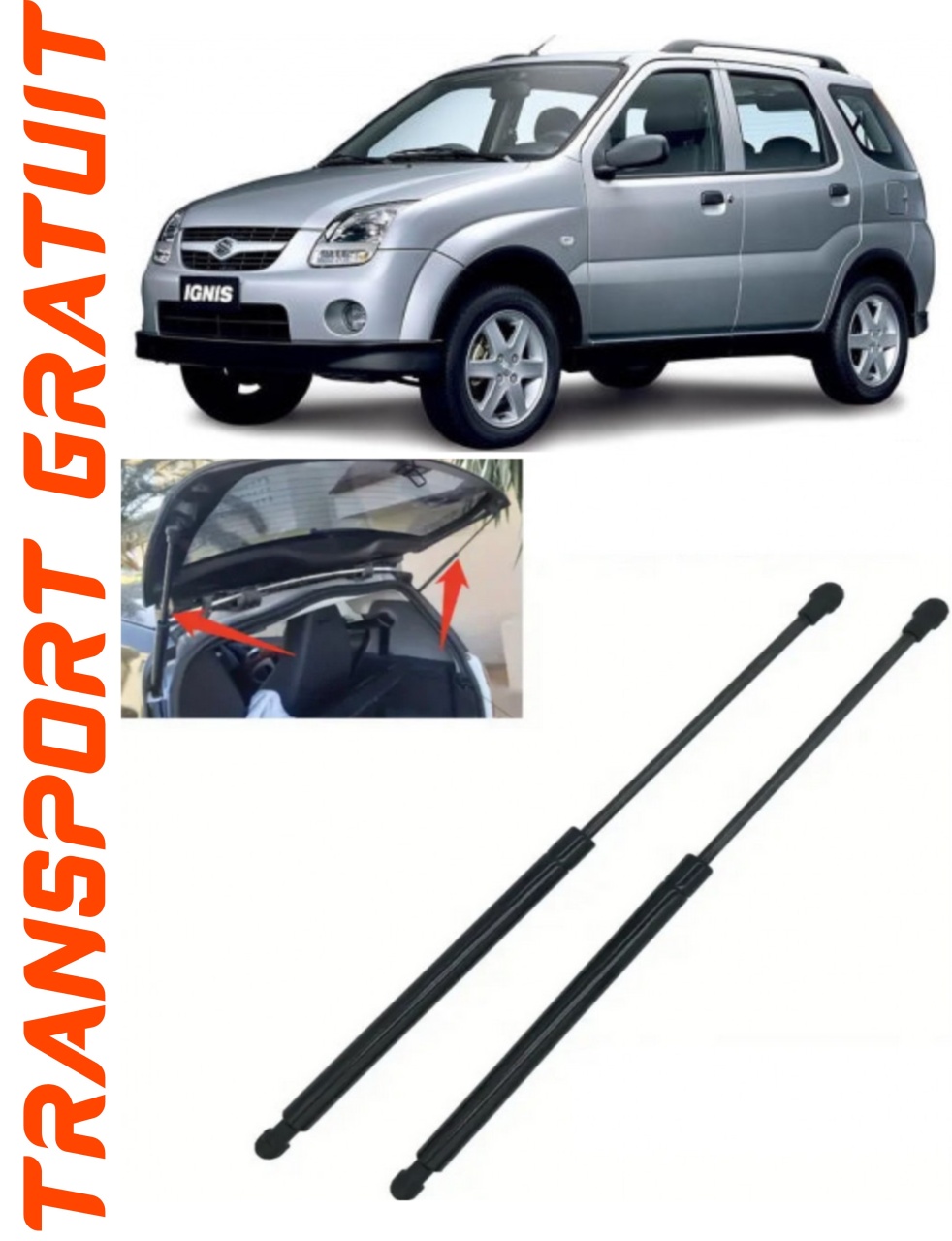 Set 2 amortizoare Haion portbagaj pentru masina Suzuki Ignis I