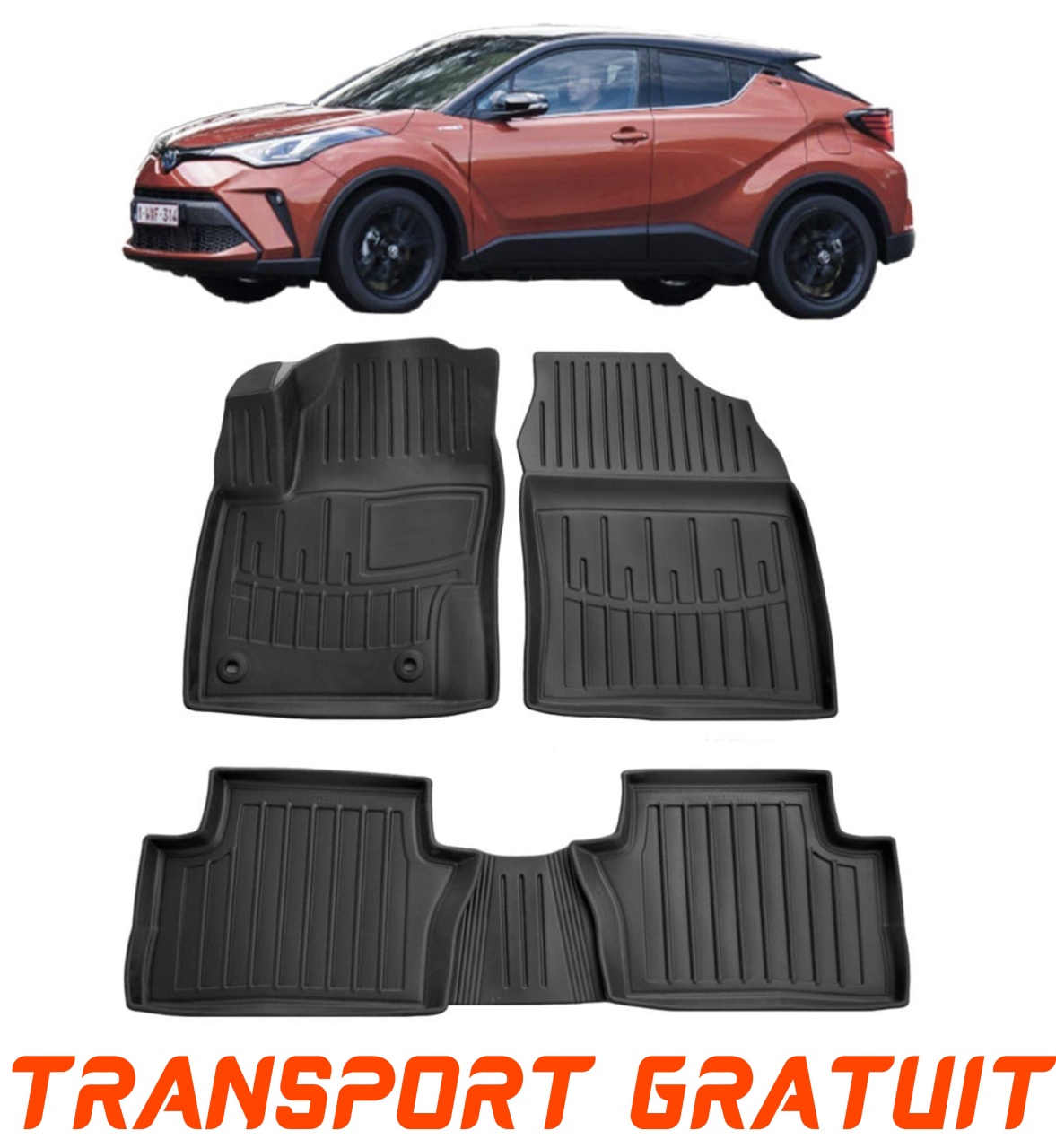 Set covorase auto pentru masina ta Toyota C-Hr