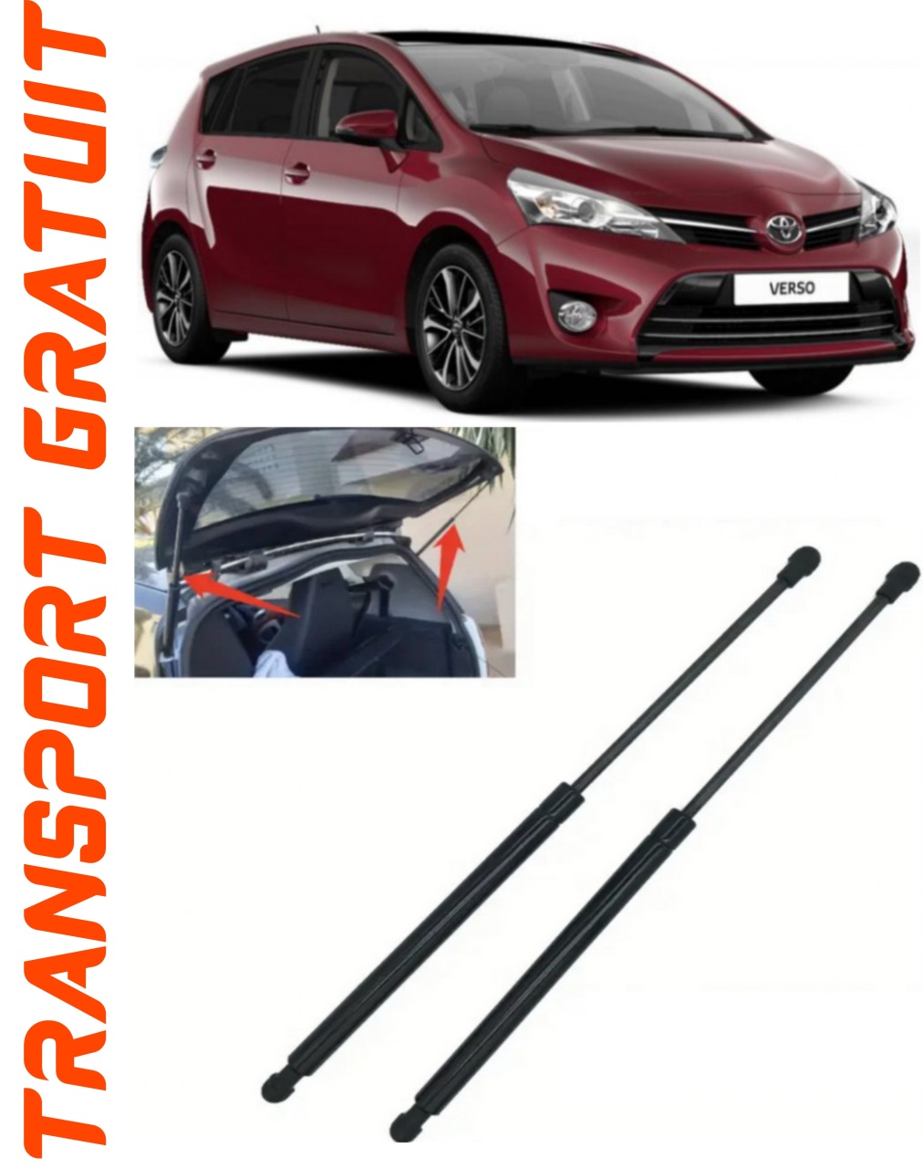 Set 2 amortizoare Haion portbagaj pentru masina Toyota Verso