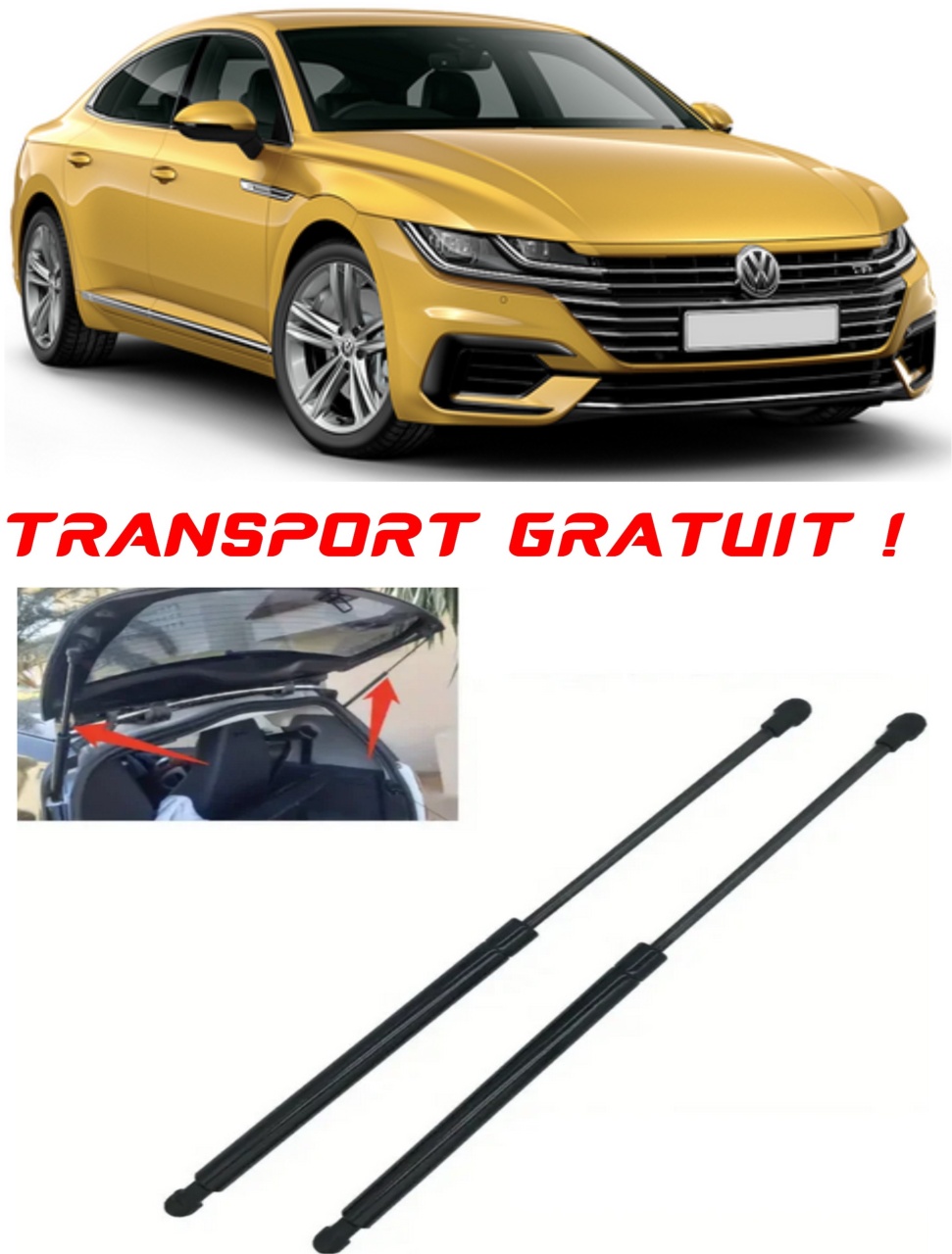 Set 2 amortizoare Haion portbagaj pentru masina VOLKSWAGEN 3H8), ARTEON (3H7