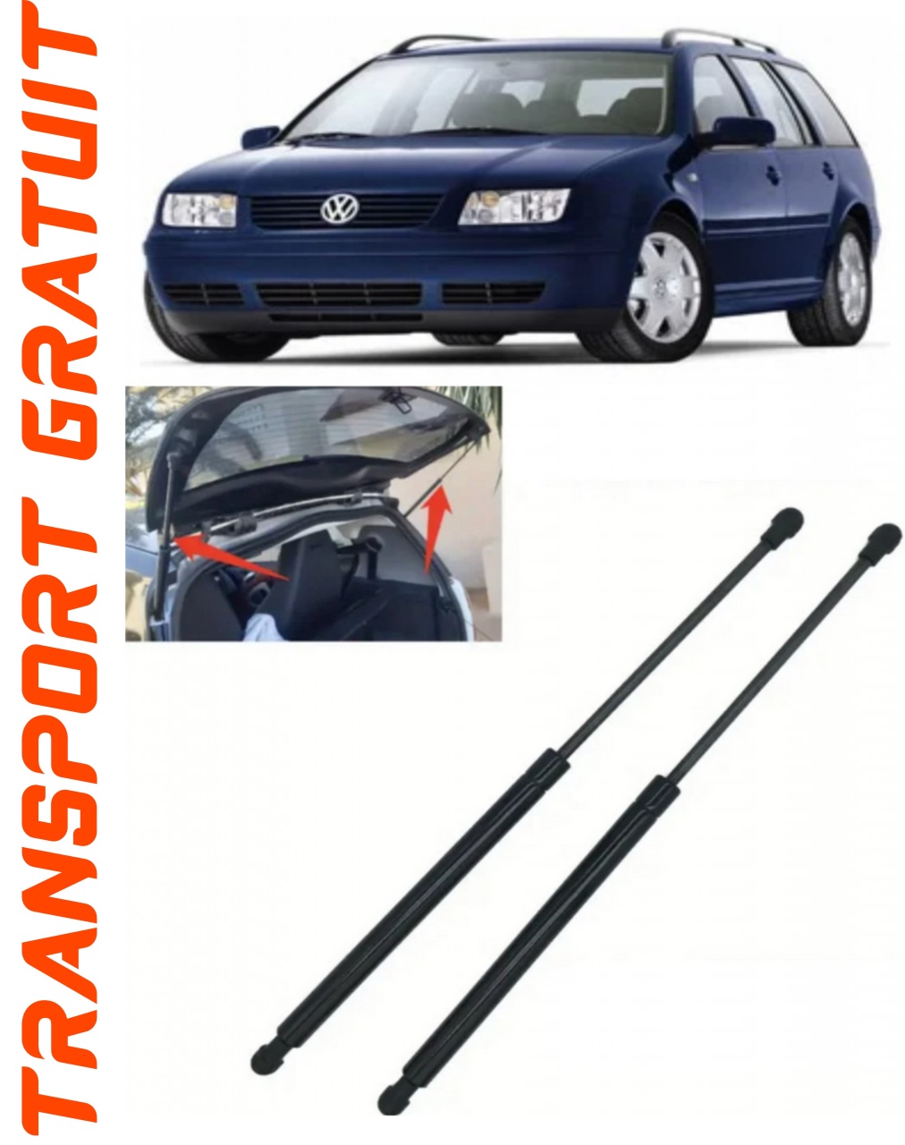 Set 2 amortizoare Haion portbagaj pentru masina VOLKSWAGEN Golf IV