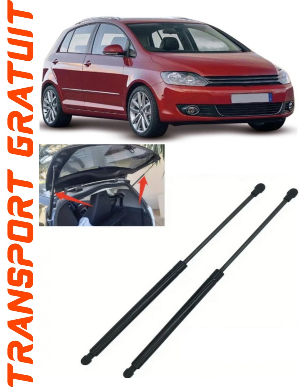 Set 2 amortizoare Haion portbagaj pentru masina VOLKSWAGEN Golf Plus V