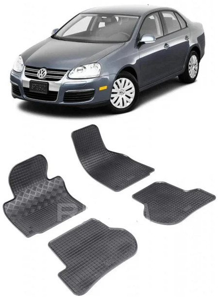 Set 4 covorase Volkswagen Jetta 2005-2011, din cauciuc 100%, compatibile cu autoturismul Volkswagen Jetta