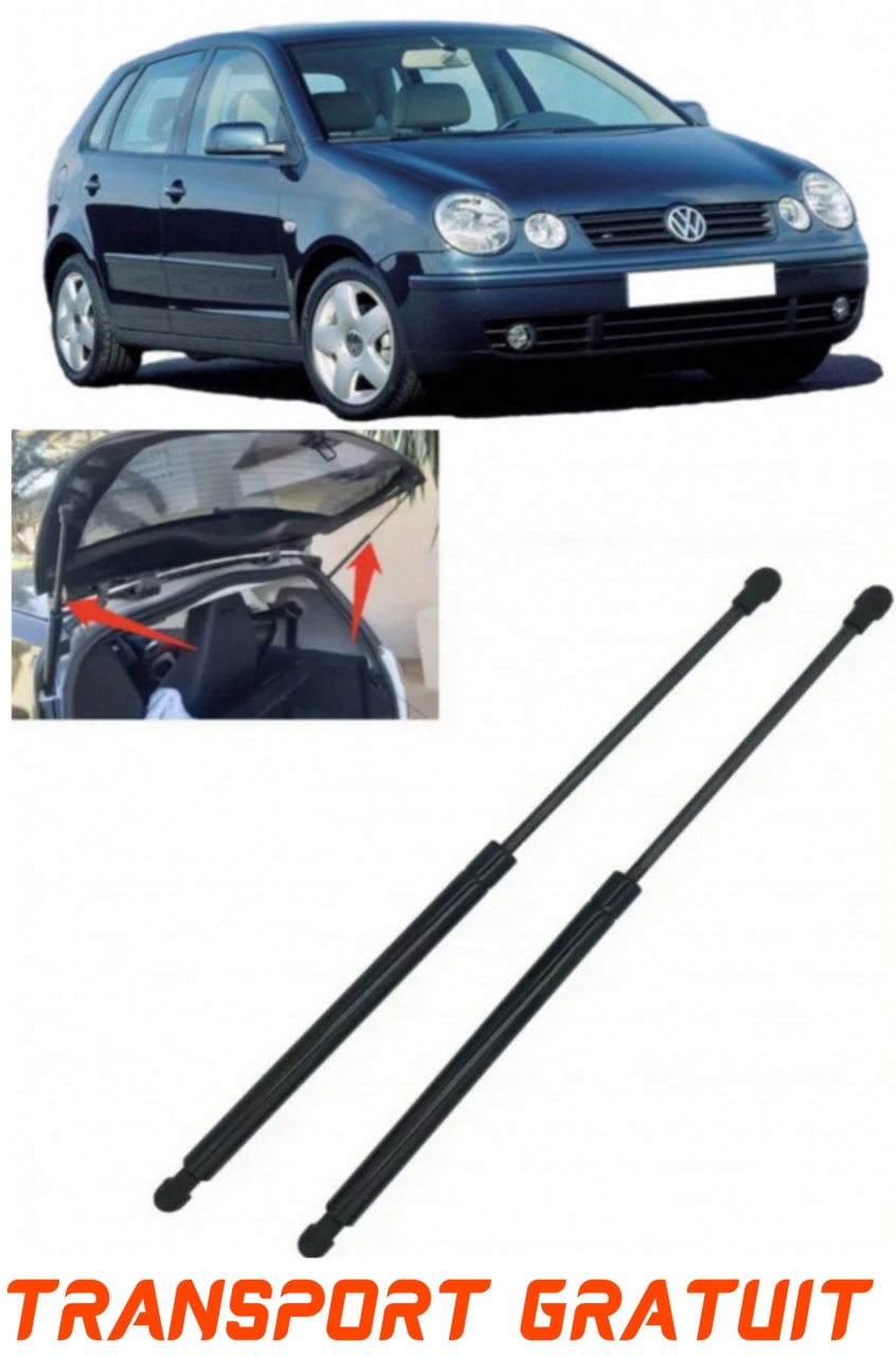 Set 2 amortizoare Haion portbagaj pentru masina VOLKSWAGEN Polo