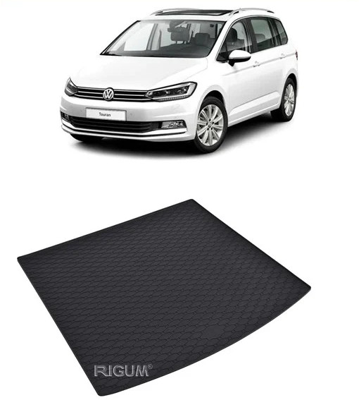 Tavita auto Volkswagen Touran 2015-prezent, protectie portbagaj, Cri-Flo, din cauciuc 100%, compatibil cu autoturismul Volkswagen Touran
