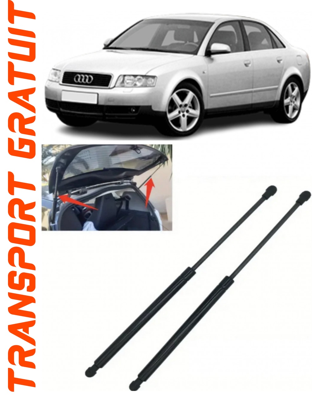 Set 2 amortizoare Haion portbagaj pentru masina AUDI A4