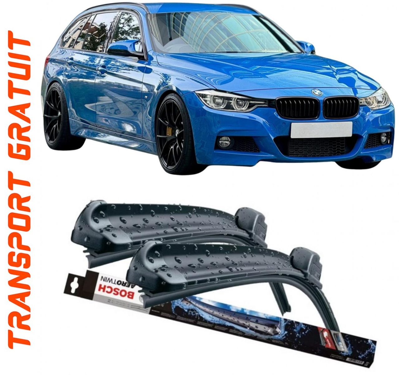 Stergatoare auto dedicat cu masina BMW 3