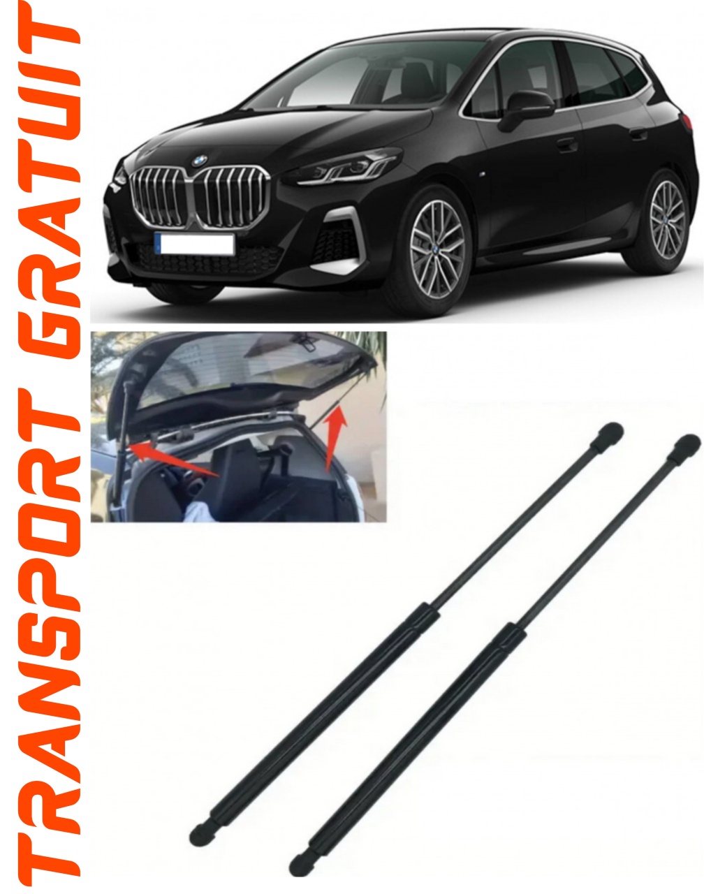 Set 2 amortizoare Haion portbagaj pentru masina BMW Seria 2 Coupe