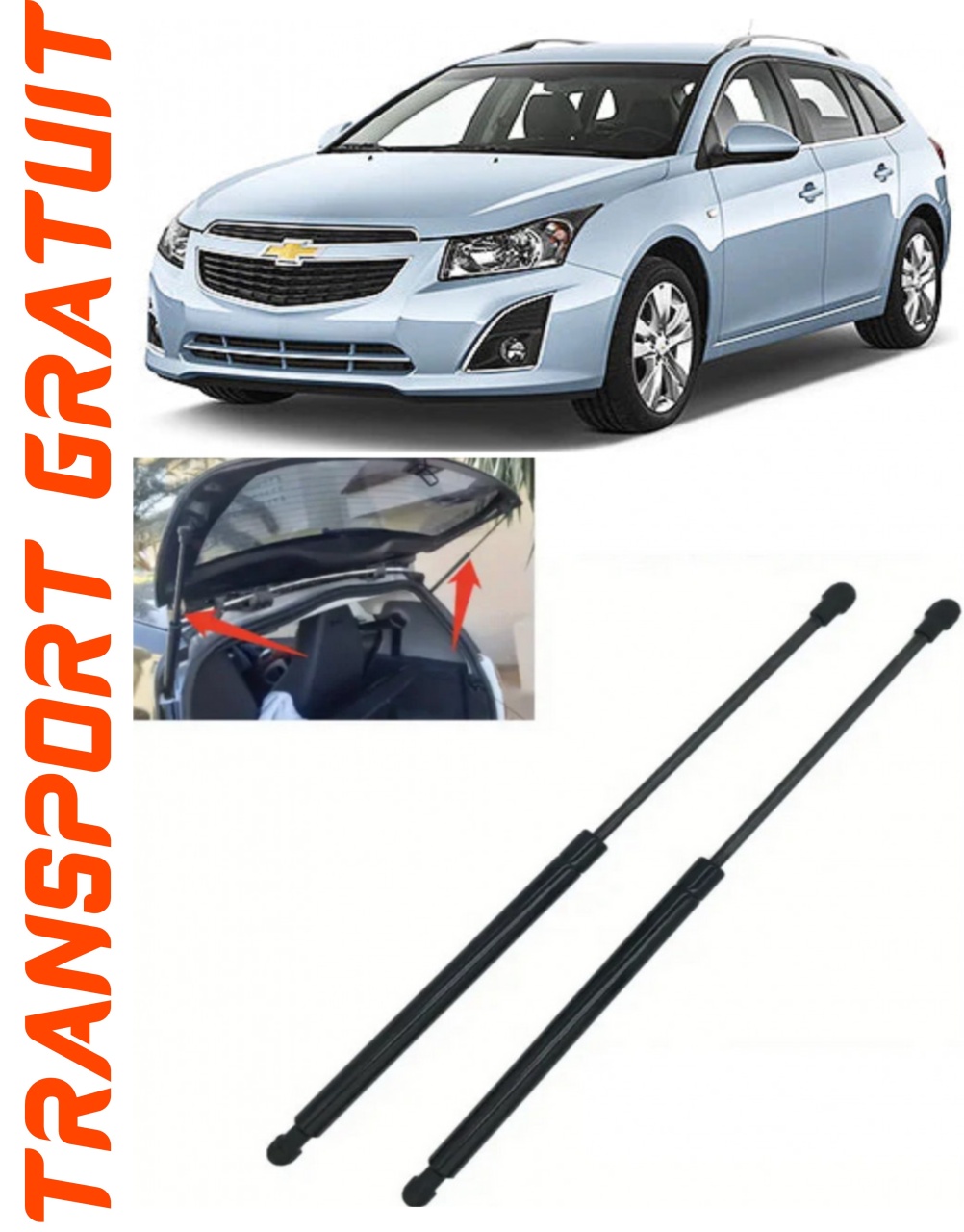 Set 2 amortizoare Haion portbagaj pentru masina Chevrolet Cruze Station Wagon