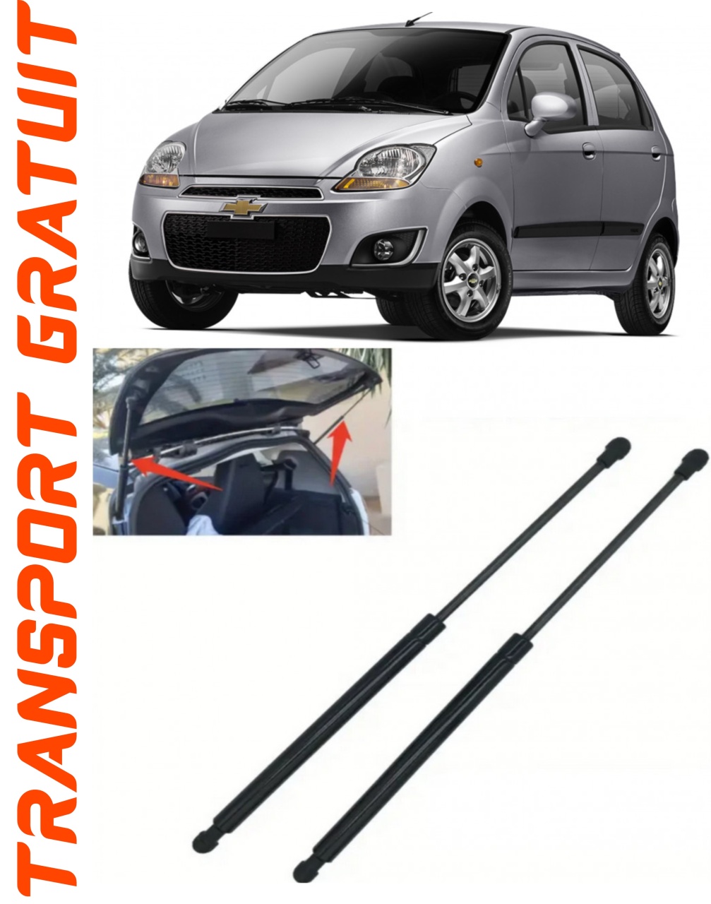 Set 2 amortizoare Haion portbagaj pentru masina Chevrolet Spark