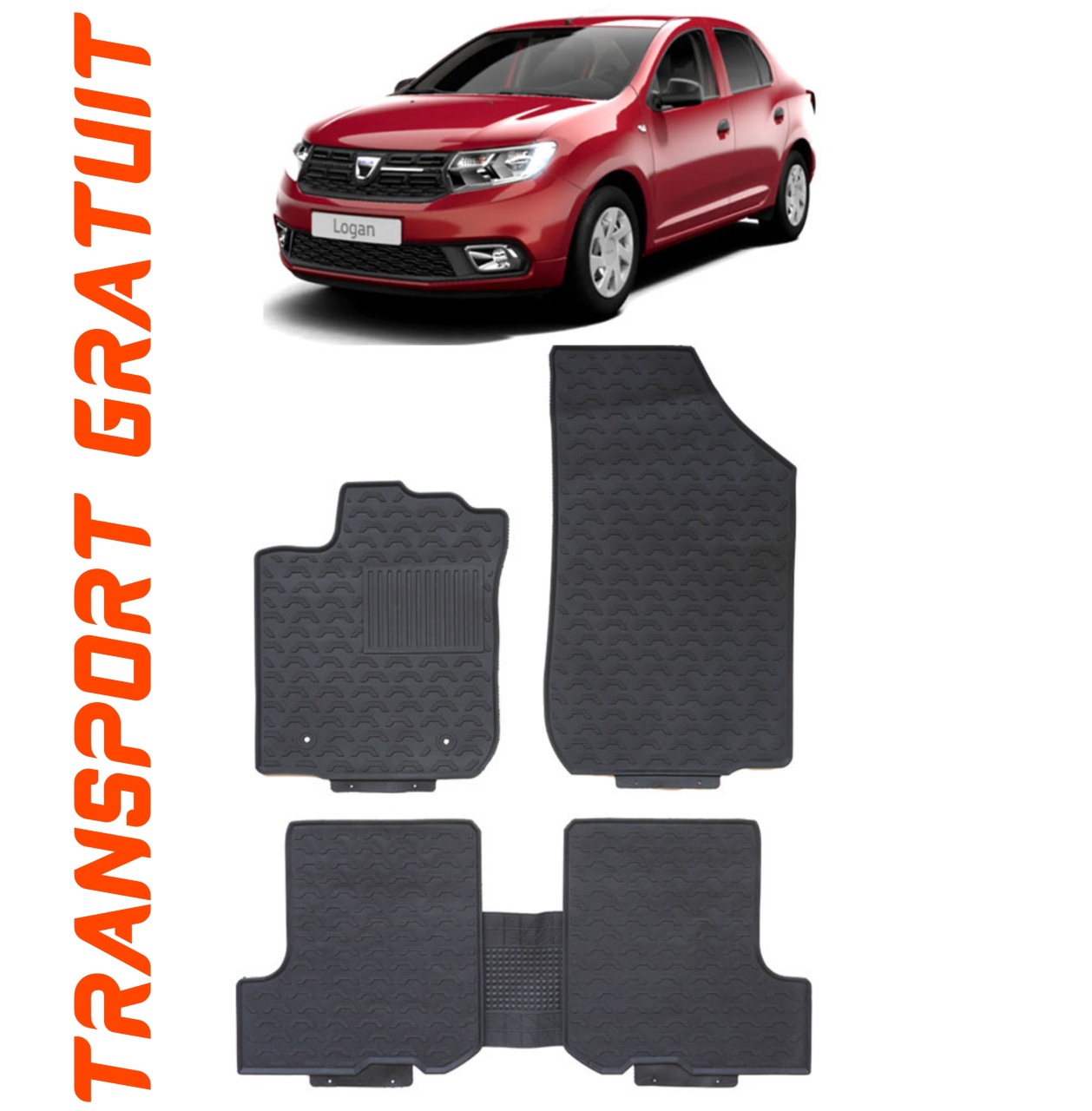 Set covorase auto pentru masina ta Dacia Logan