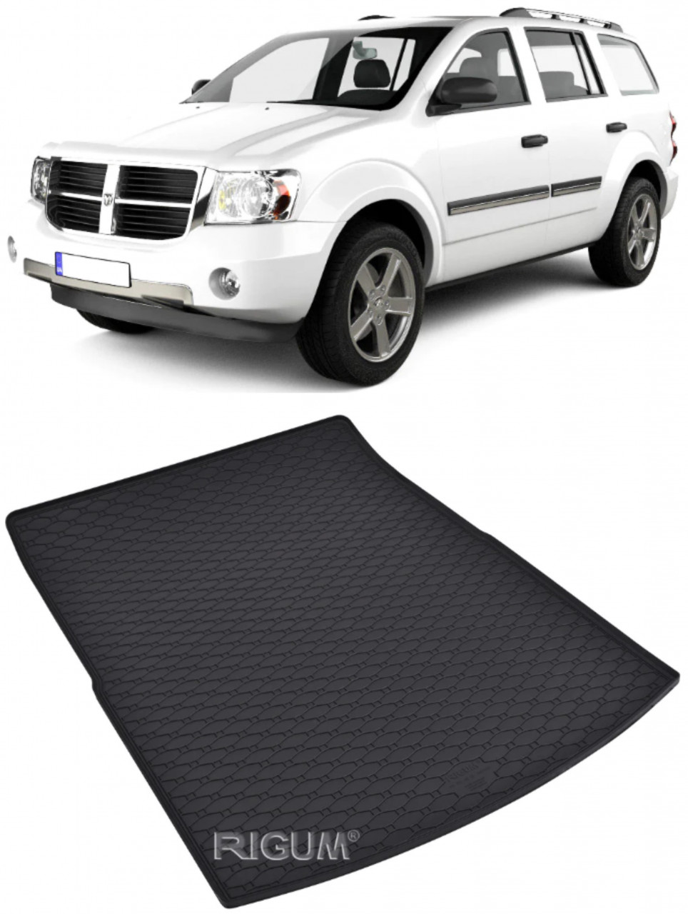Tavita auto DODGE Durango 2011-2020, protectie portbagaj, Cri-Flo, din cauciuc 100%, compatibil cu autoturismul DODGE Durango