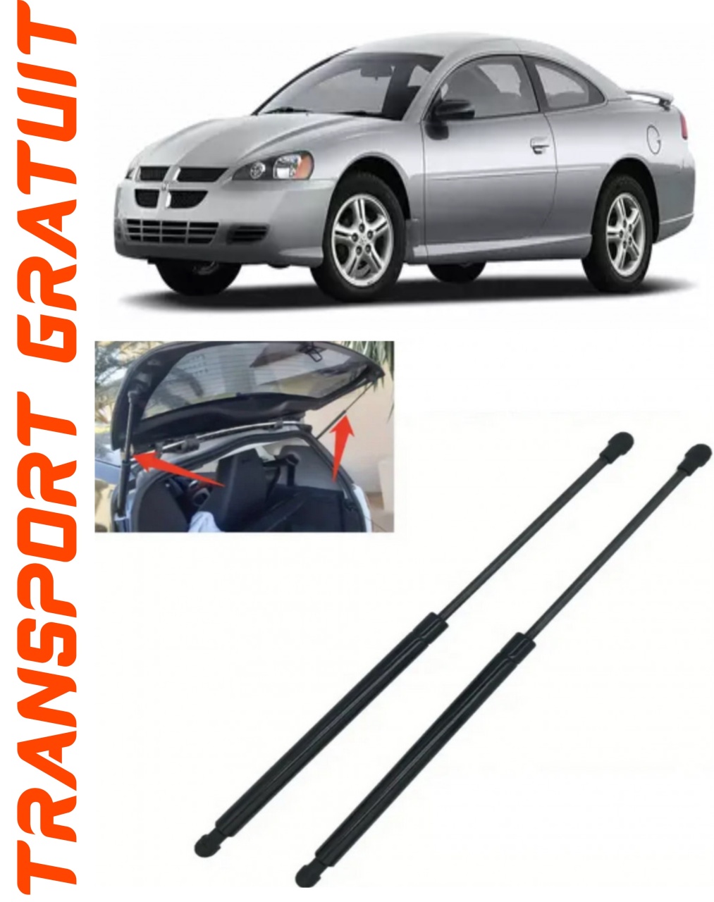 Set 2 amortizoare Haion portbagaj pentru masina Dodge Stratus