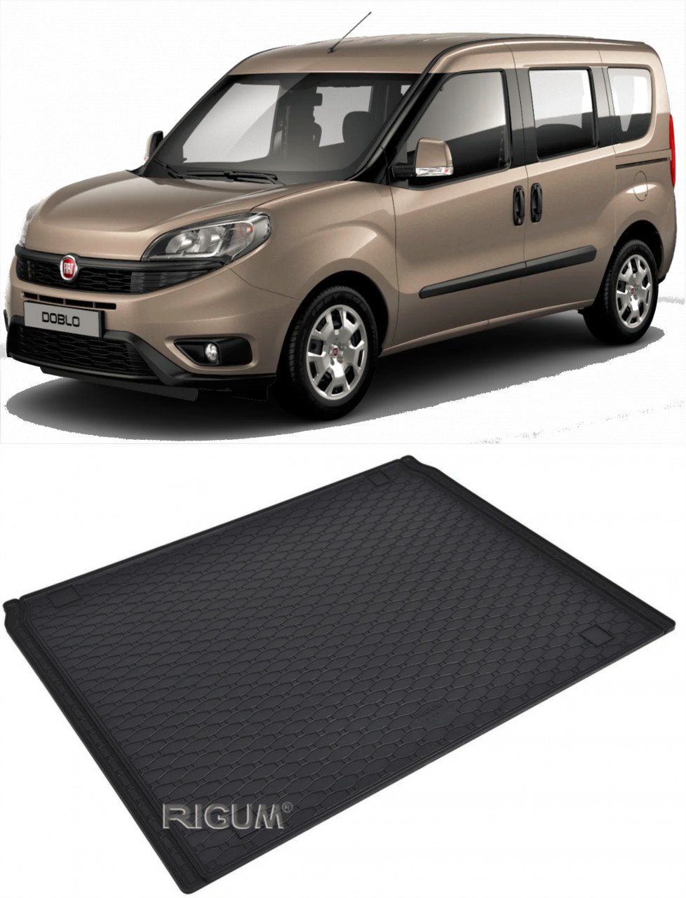 Tavita portbagaj auto dedicata pentru masina Fiat Doblo