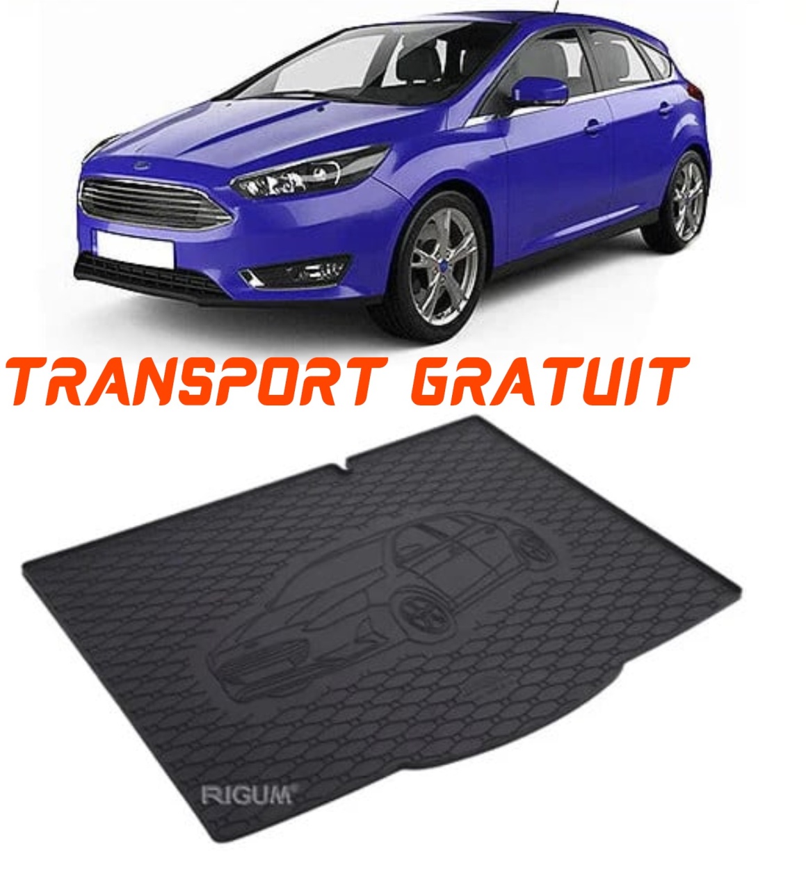 Tavita portbagaj auto dedicata pentru masina Ford Focus