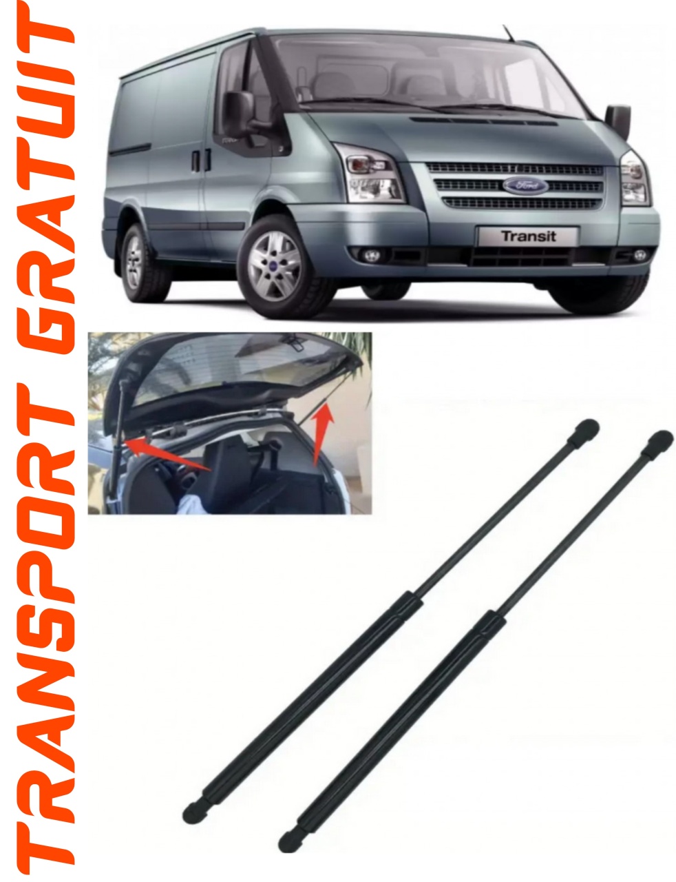 Set 2 amortizoare Haion portbagaj pentru masina Ford Transit