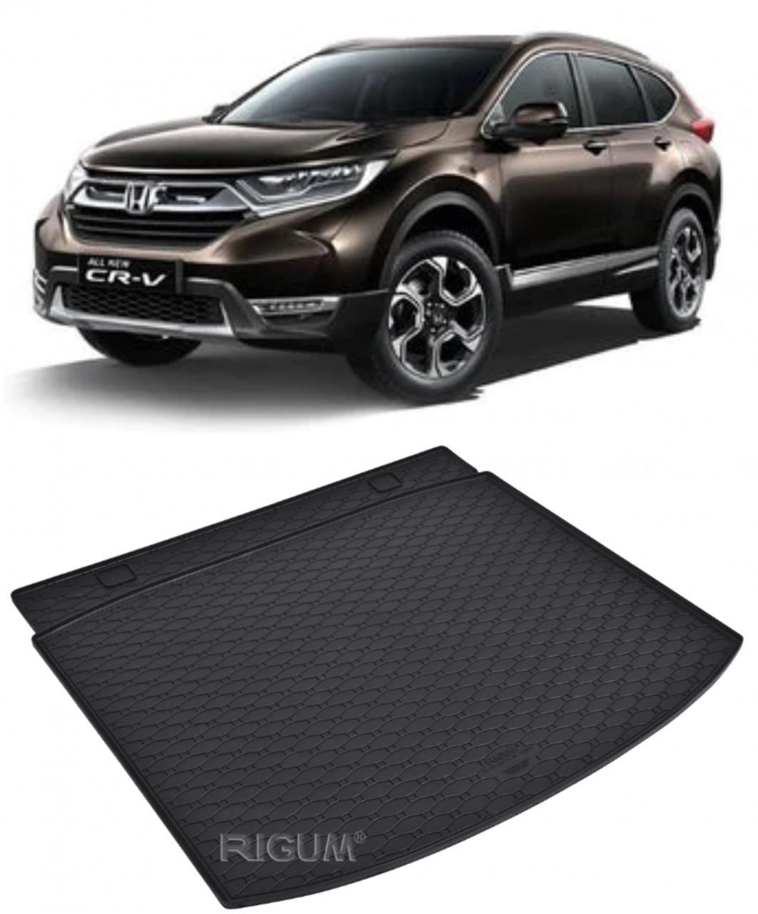 Tavita auto HONDA CR-V 5 locuri Hybrid 2019-2023, protectie portbagaj, din cauciuc 100%, compatibil cu autoturismul HONDA CR-V 5