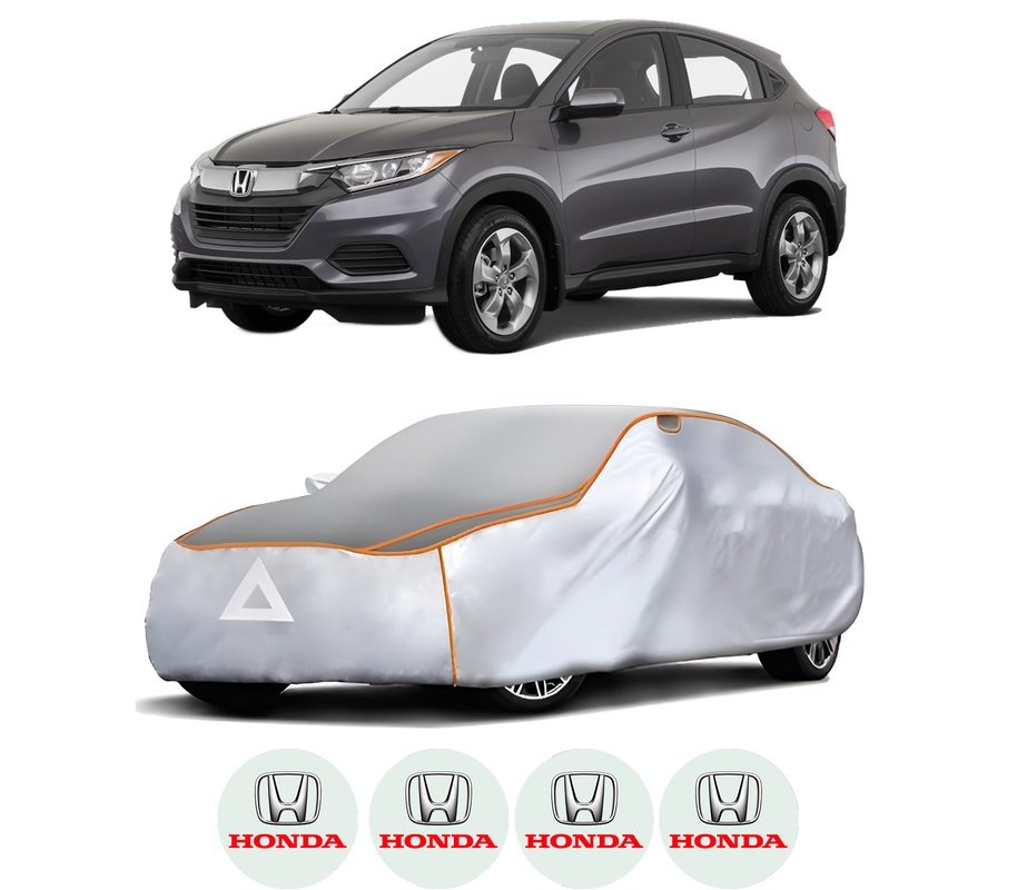 Husa Prelata Antigrindina Auto HONDA HR-V (RV) din 2021, Protectie auto contra intemperiilor la grindina, Waterproof, 4x Stickere auto HONDA