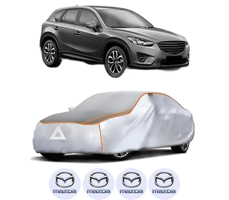 Husa Prelata Antigrindina Auto MAZDA CX-5 Van (KE_) din 2015-2017, Protectie auto contra intemperiilor la grindina, Waterproof, 4x Stickere auto MAZDA
