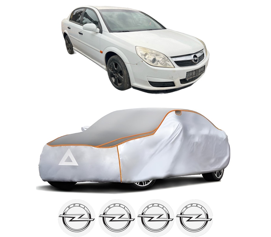 Husa Prelata Antigrindina Auto OPEL VECTRA C (Z02) din 2002-2009, Protectie auto contra intemperiilor la grindina, Waterproof, 4x Stickere auto OPEL