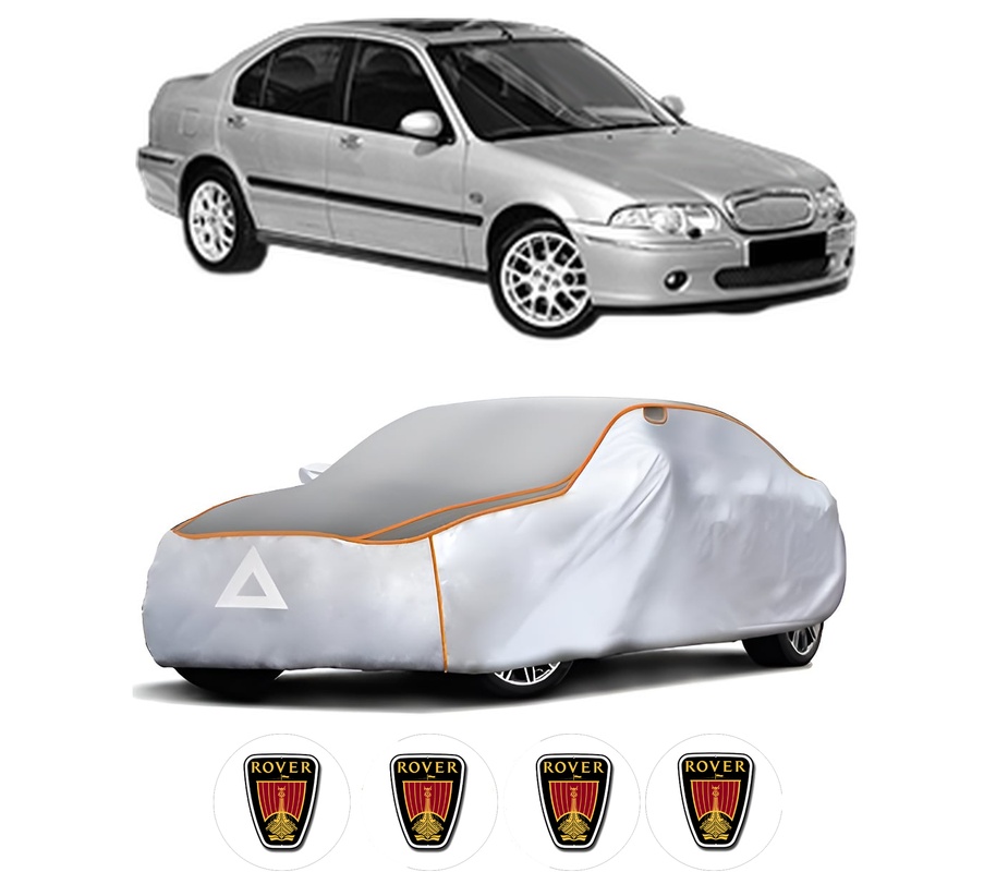 Husa Prelata Antigrindina Auto ROVER 45 I Saloon (RT) din 2000-2005, Protectie auto contra intemperiilor la grindina, Waterproof, 4x Stickere auto ROVER
