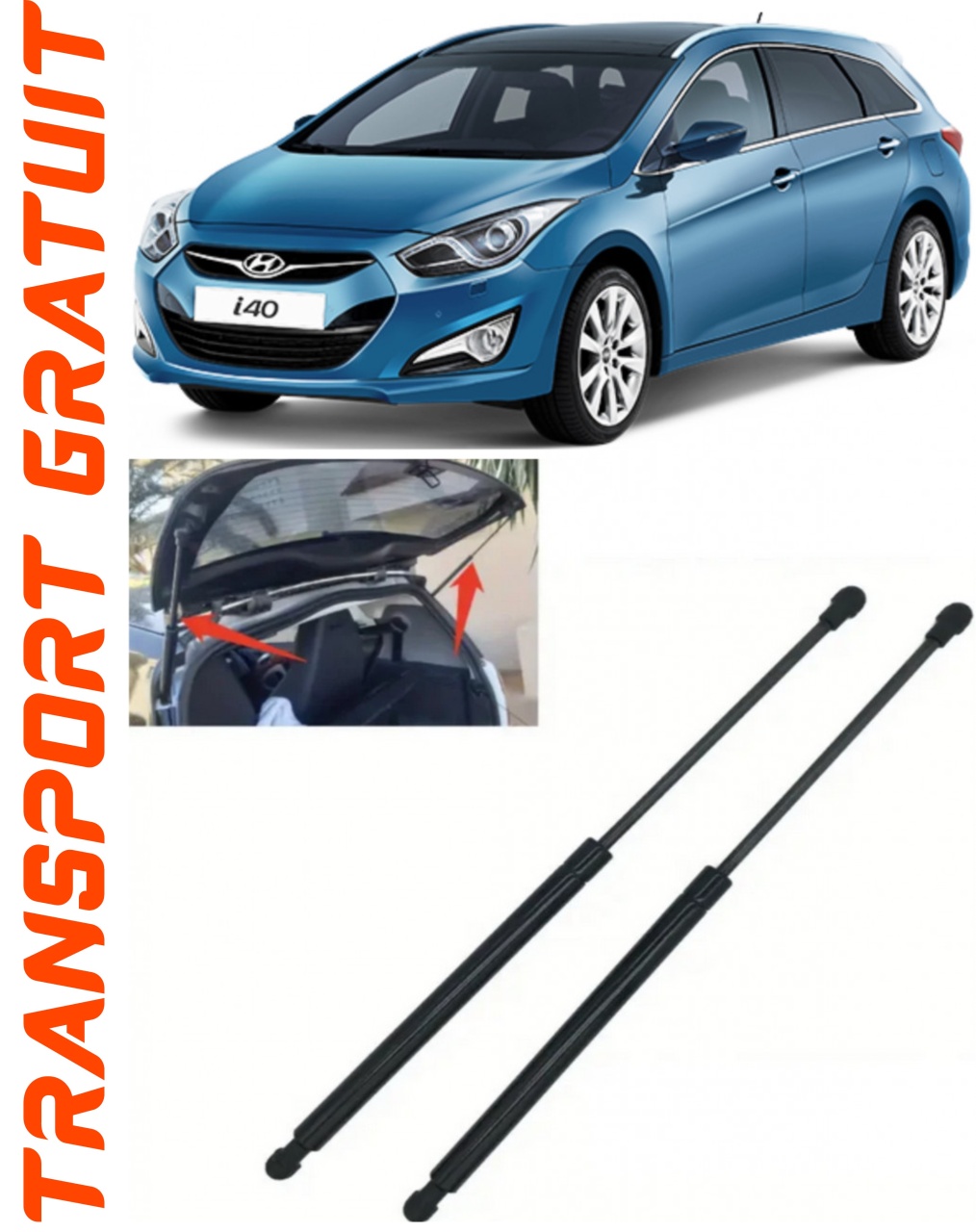 Set 2 amortizoare Haion portbagaj pentru masina Hyundai I40