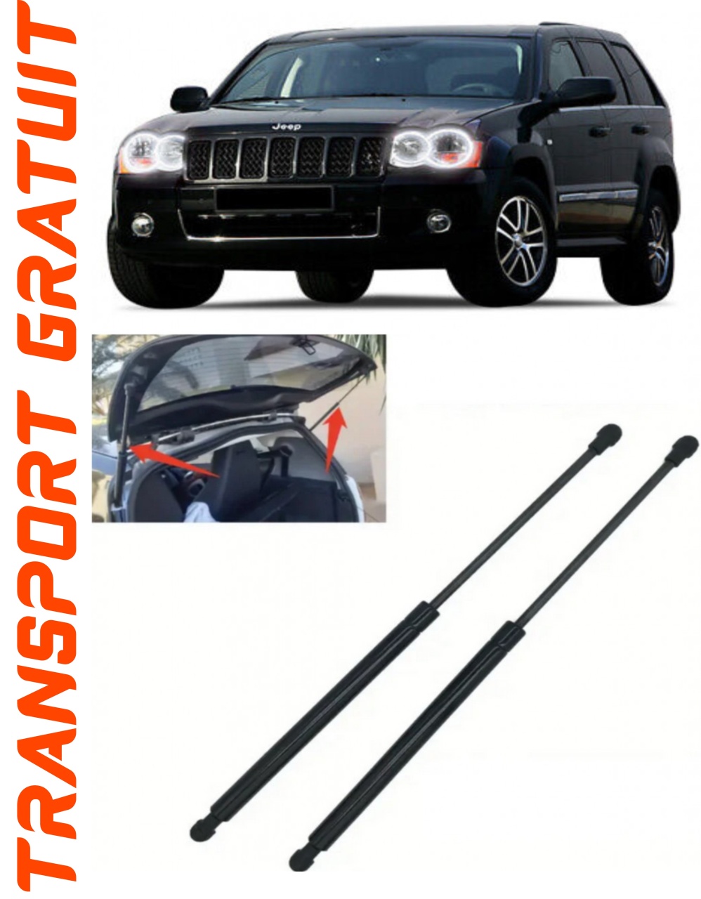 Set 2 amortizoare Haion portbagaj pentru masina JEEP Cherokee