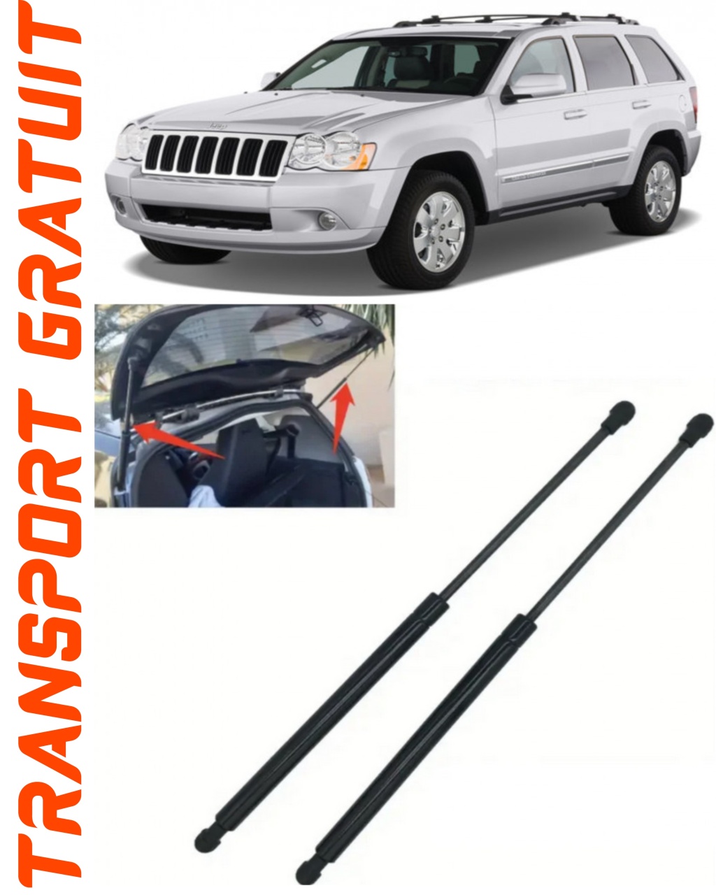 Set 2 amortizoare Haion portbagaj pentru masina JEEP Grand Cherokee IV