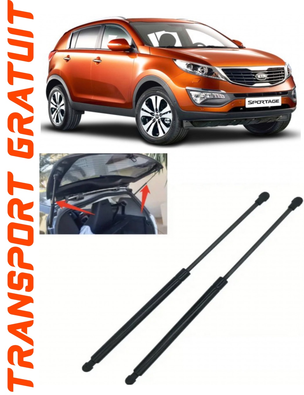 Set 2 amortizoare Haion portbagaj pentru masina Kia Sportage IV
