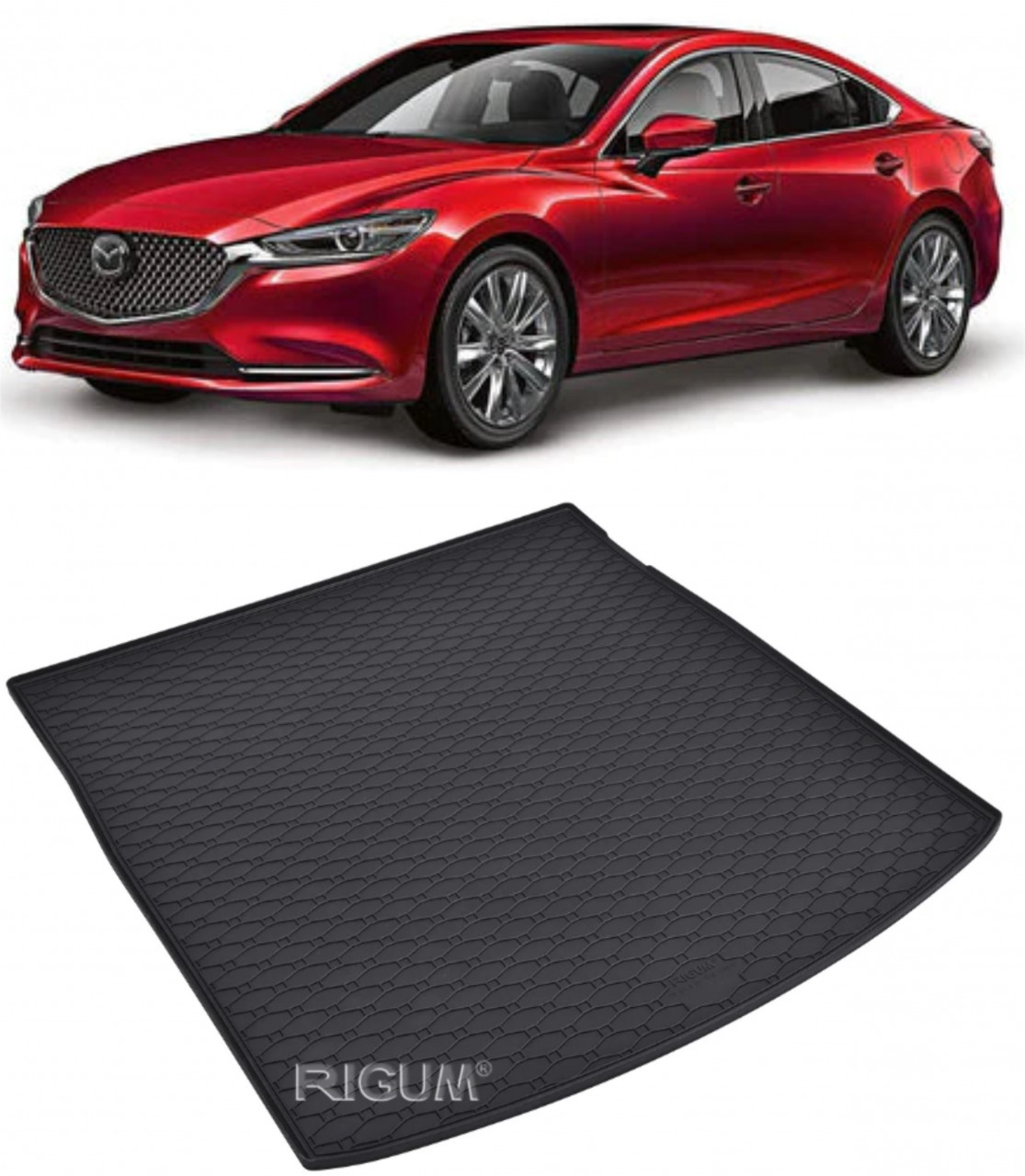 Tavita auto MAZDA 6 Wagon 2018-prezent, protectie portbagaj, Cri-Flo, din cauciuc 100%, compatibil cu autoturismul MAZDA 6 Wagon