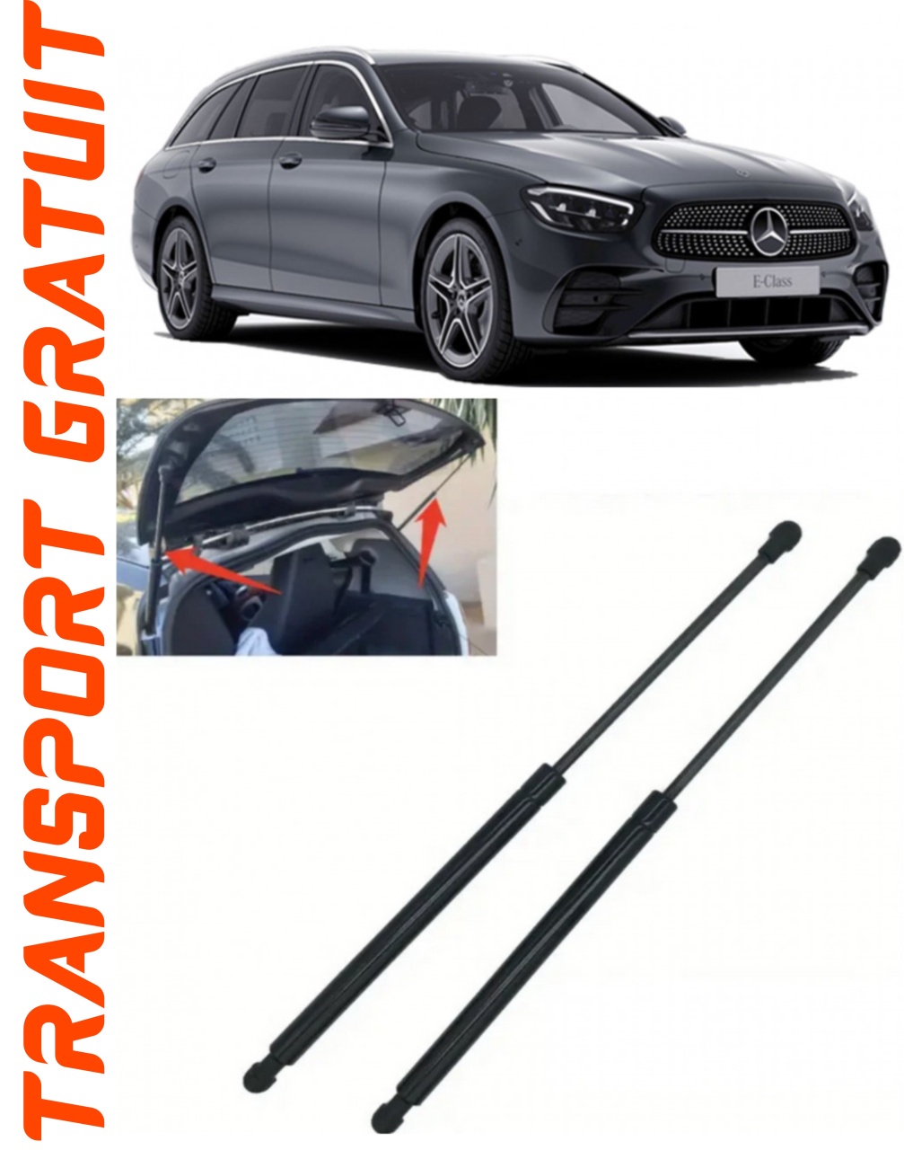 Set 2 amortizoare Haion portbagaj pentru masina Mercedes-benz E-Class