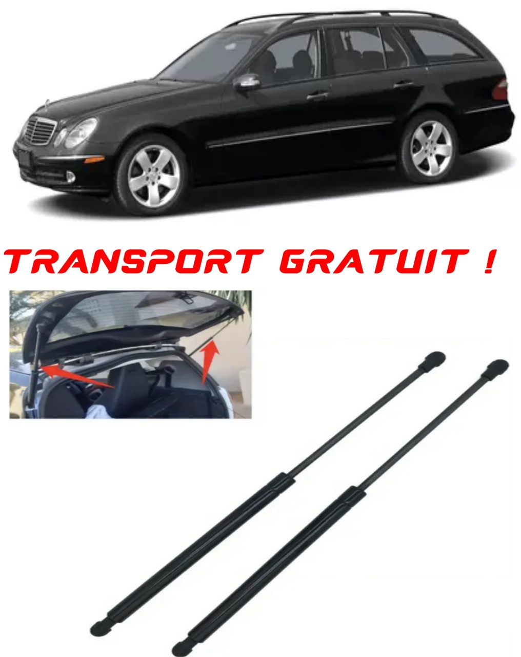 Set 2 amortizoare Haion portbagaj pentru masina Mercedes-benz E-CLASS T-Model (S211)
