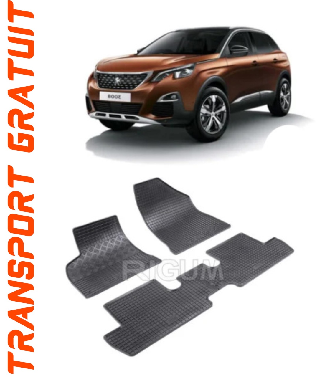 Covorase auto pentru masina ta Peugeot 3008