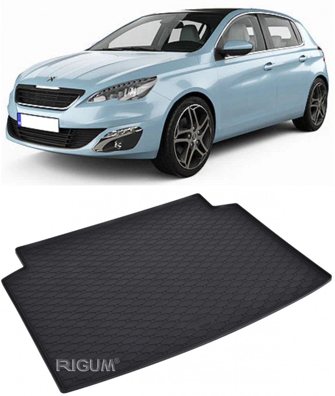 Tavita portbagaj auto dedicata pentru masina Peugeot 308