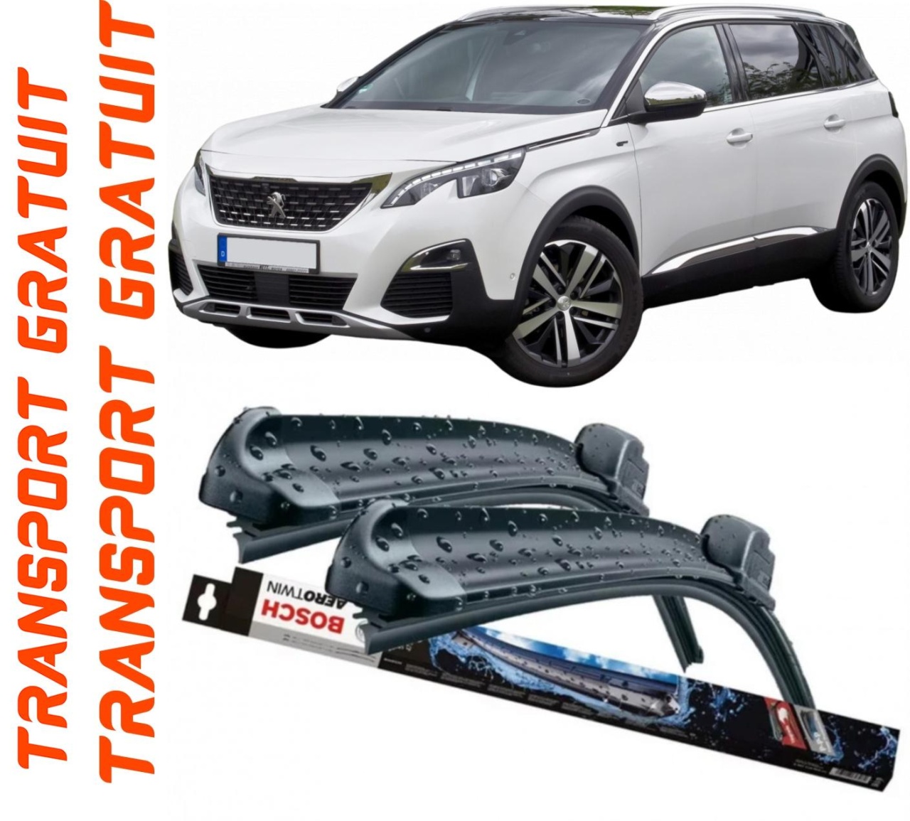 Stergatoare auto dedicat cu masina Peugeot 5008