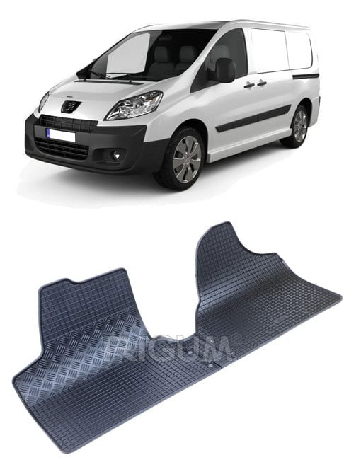 Set 3 covorase Citroen Jumpy 2/3 Locuri 2007-2016, din cauciuc 100%, compatibile cu autoturismul CITROEN Jumpy