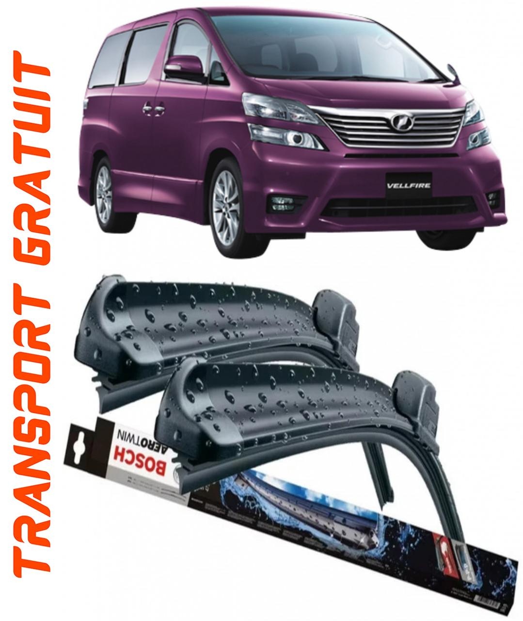 Stergatoare auto dedicat cu masina Toyota Vellfire