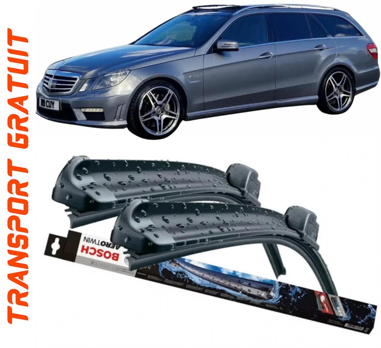 Stergatoare auto dedicat cu masina Mercedes E-Class