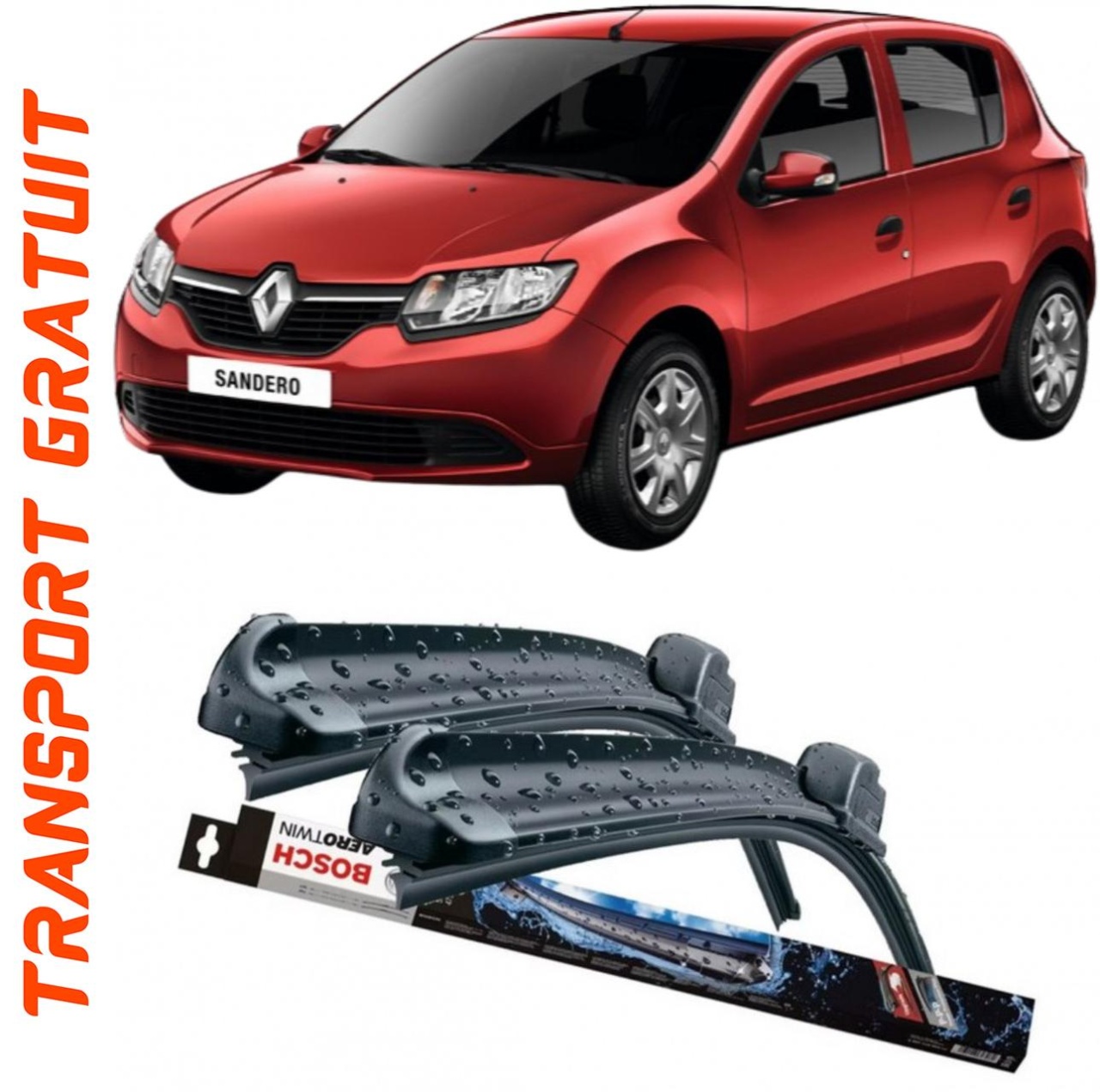 Stergatoare auto dedicat cu masina Renault Sandero