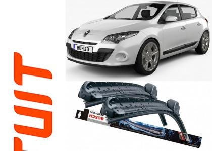 Stergatoare auto dedicat cu masina Renault Megane