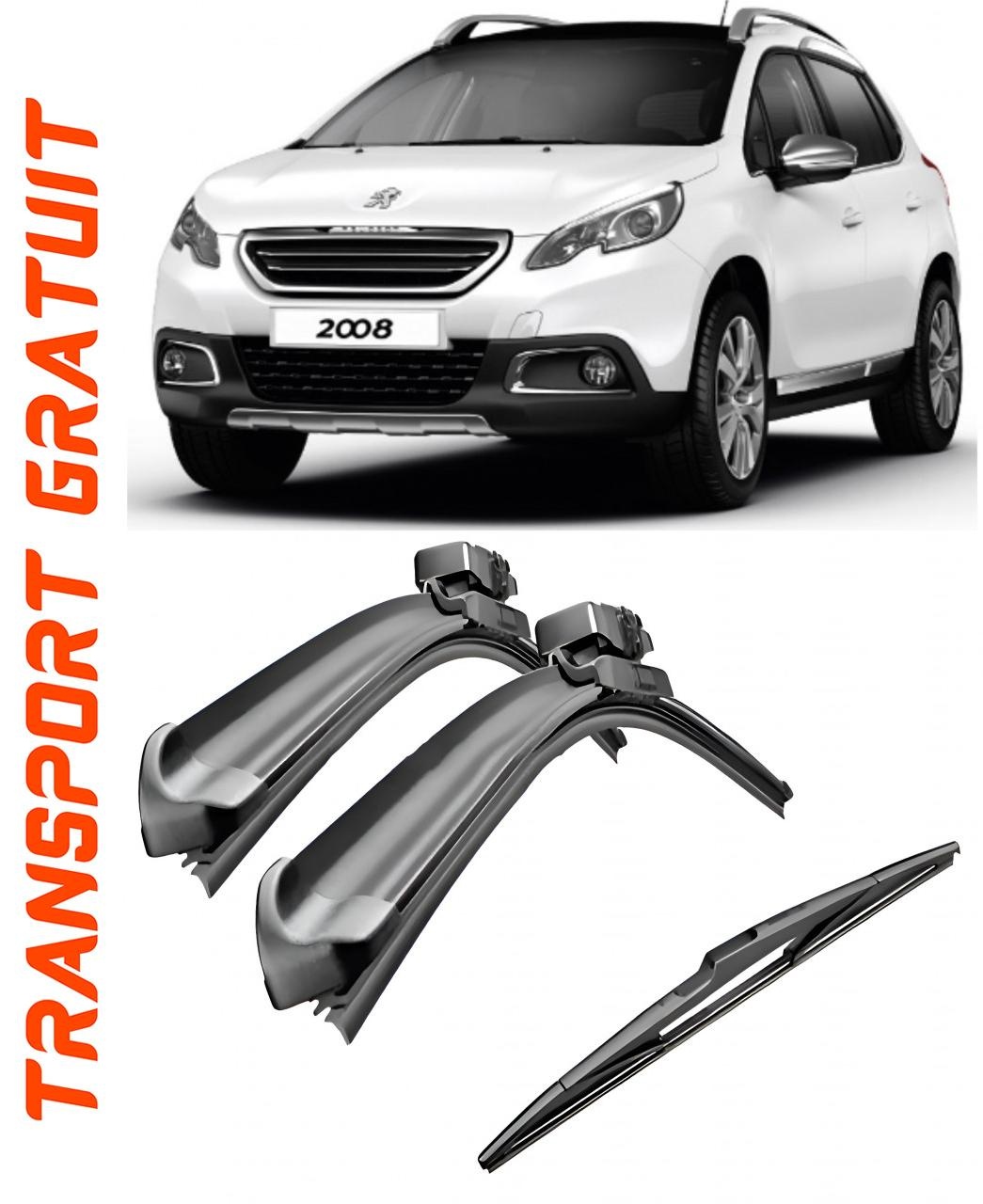 Stergatoare auto dedicat cu masina Peugeot 2008